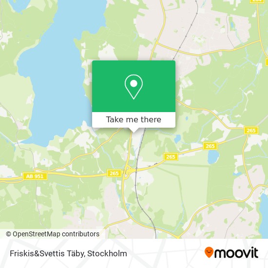 Friskis&Svettis Täby map