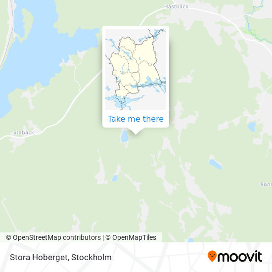 Stora Hoberget map