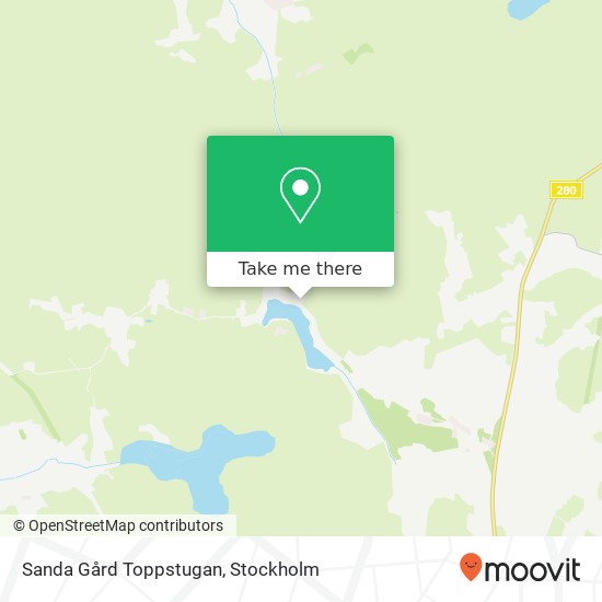 Sanda Gård Toppstugan map