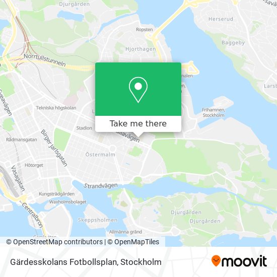 Gärdesskolans Fotbollsplan map