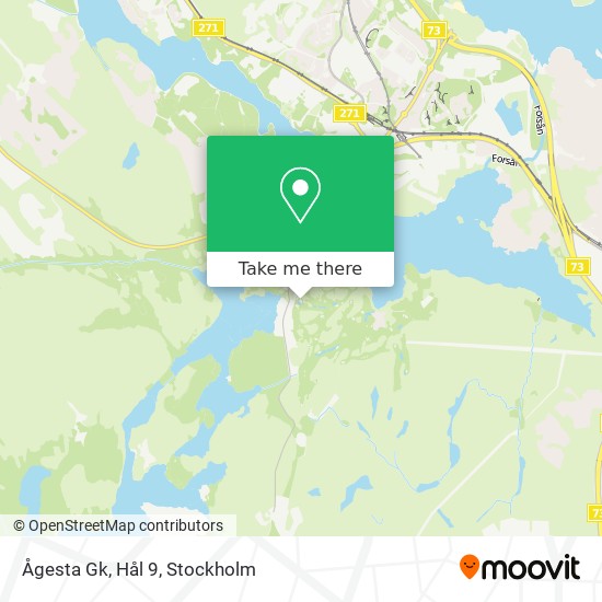 Ågesta Gk, Hål 9 map