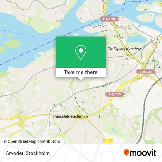 Arvodet map