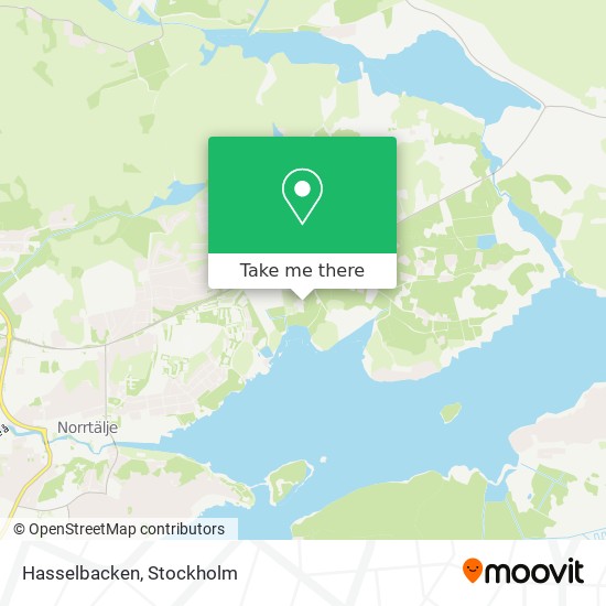 Hasselbacken map