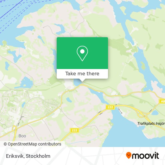 Eriksvik map