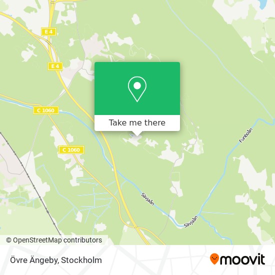 Övre Ängeby map