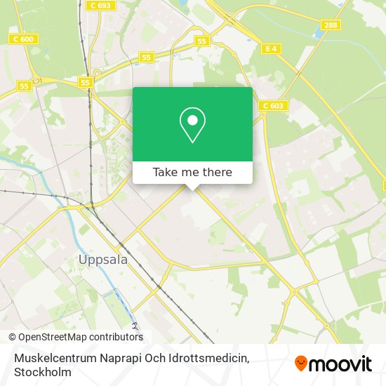 Muskelcentrum Naprapi Och Idrottsmedicin map