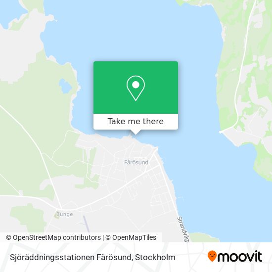 Sjöräddningsstationen Fårösund map