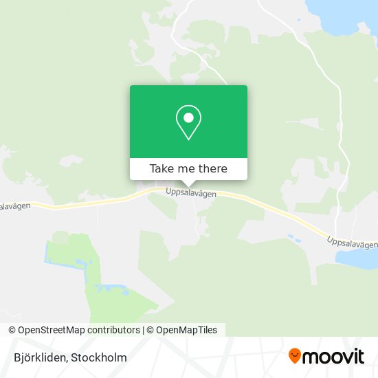 Björkliden map