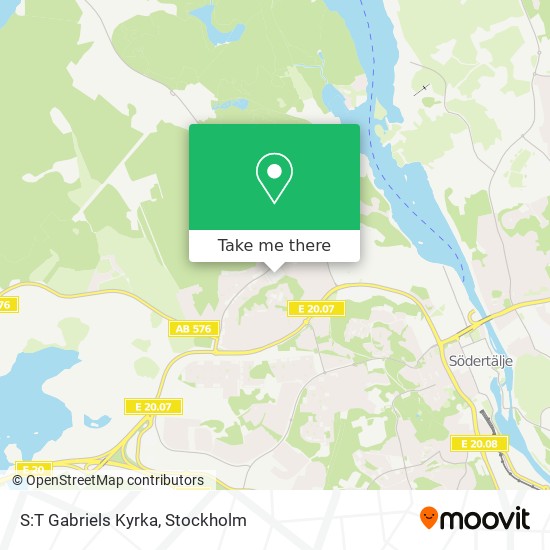 S:T Gabriels Kyrka map