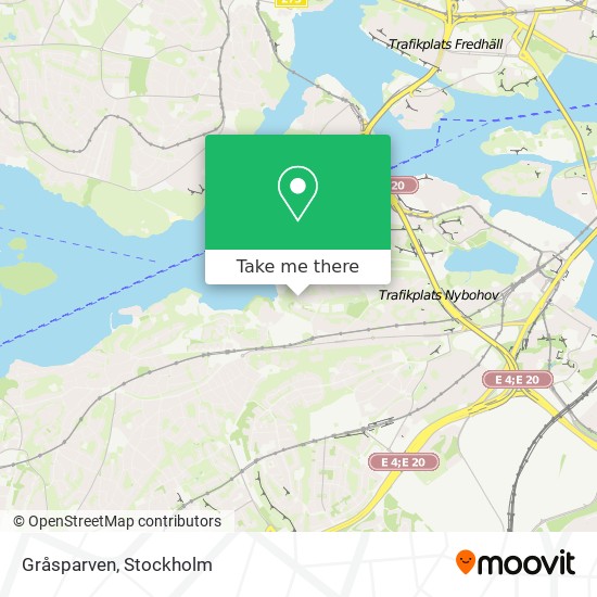 Gråsparven map