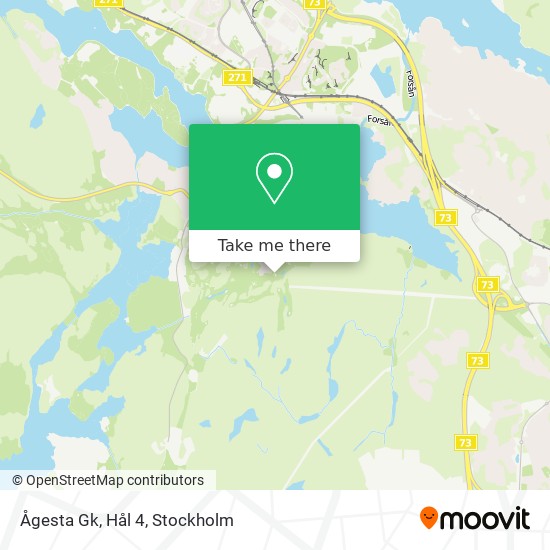 Ågesta Gk, Hål 4 map