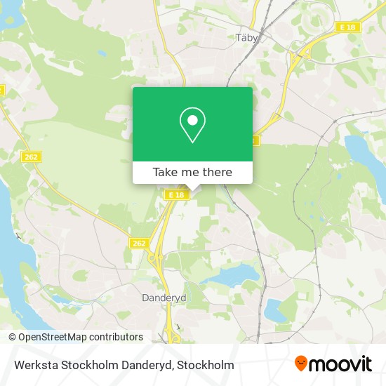 Werksta Stockholm Danderyd map
