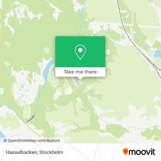 Hasselbacken map