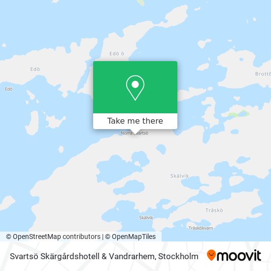 Svartsö Skärgårdshotell & Vandrarhem map