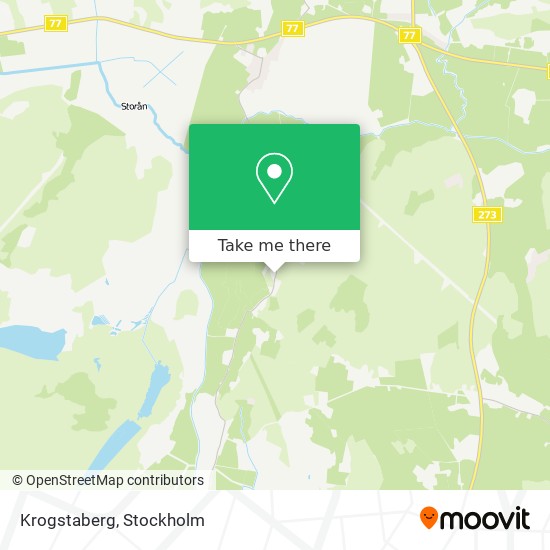 Krogstaberg map