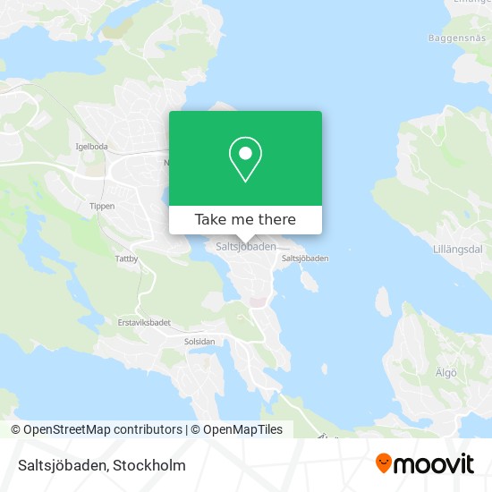 Saltsjöbaden map