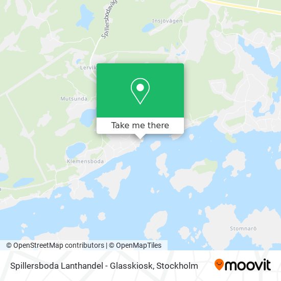 Spillersboda Lanthandel - Glasskiosk map