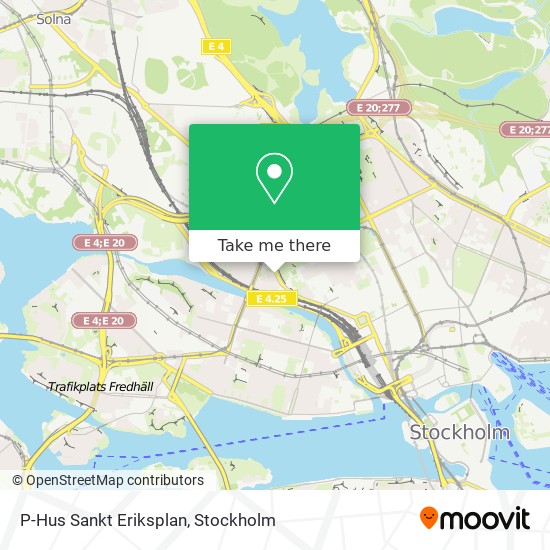 P-Hus Sankt Eriksplan map