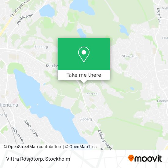 Vittra Rösjötorp map