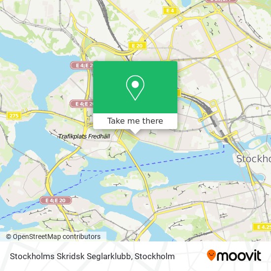 Stockholms Skridsk Seglarklubb map