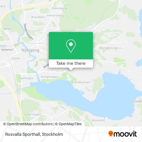 Rosvalla Sporthall map