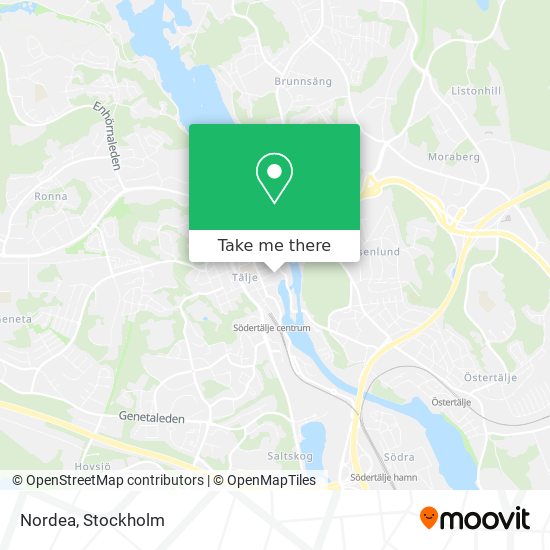 Nordea map