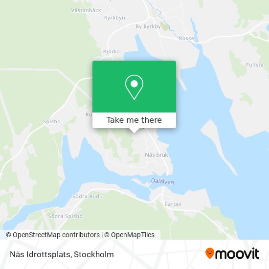 Näs Idrottsplats map