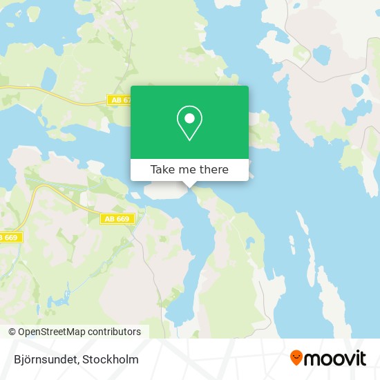 Björnsundet map