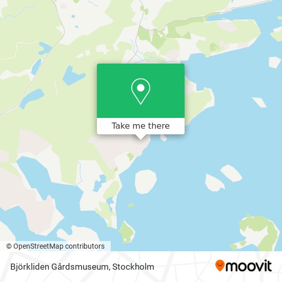 Björkliden Gårdsmuseum map