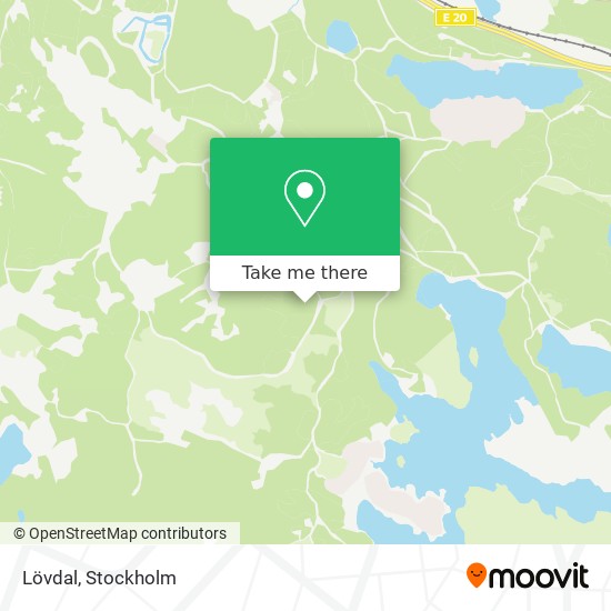 Lövdal map