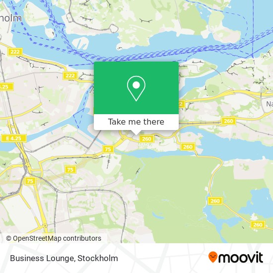 Business Lounge map