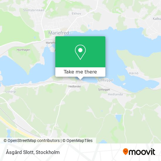 Åsgård Slott map