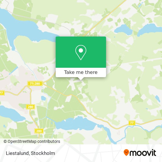 Liestalund map