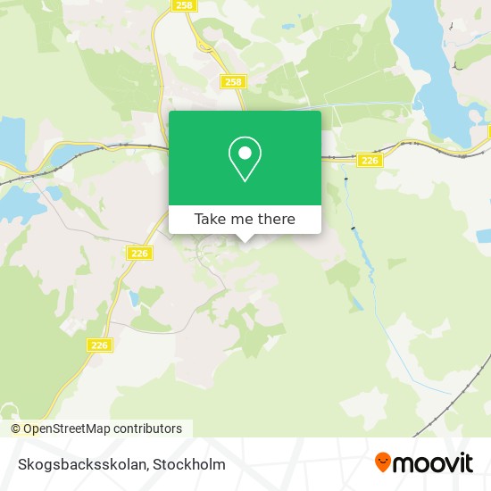 Skogsbacksskolan map
