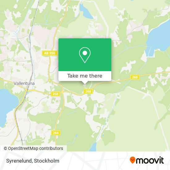 Syrenelund map