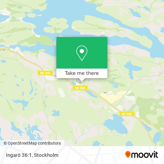 Ingarö 36:1 map