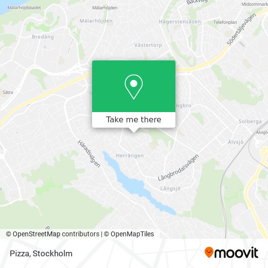 Pizza map