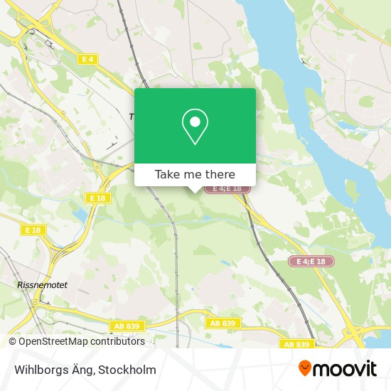 Wihlborgs Äng map