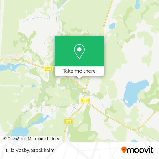 Lilla Väsby map