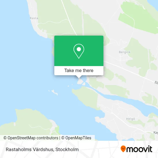 Rastaholms Värdshus map