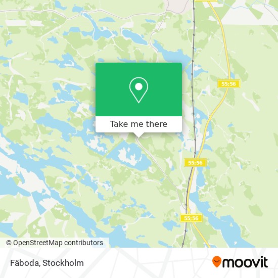 Fäboda map