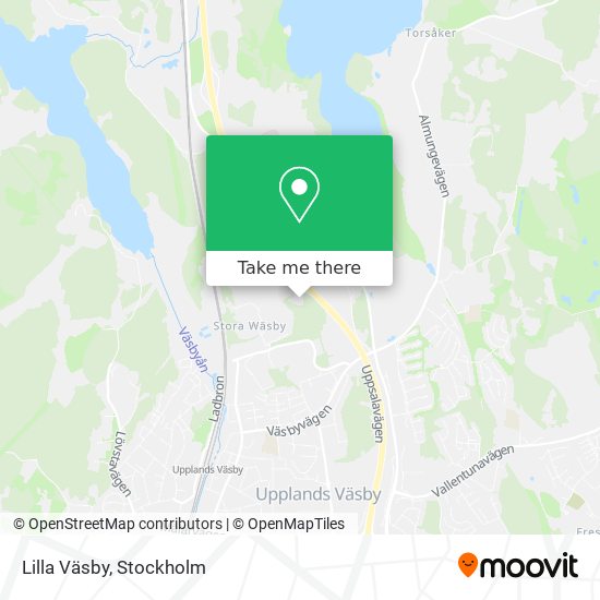 Lilla Väsby map