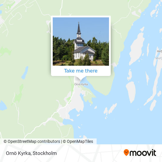 Ornö Kyrka map