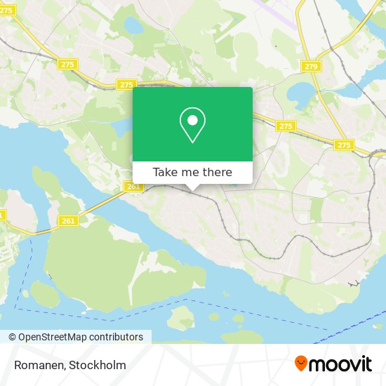 Romanen map