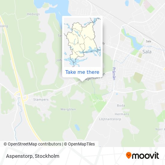 Aspenstorp map