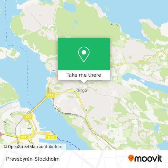 Pressbyrån map