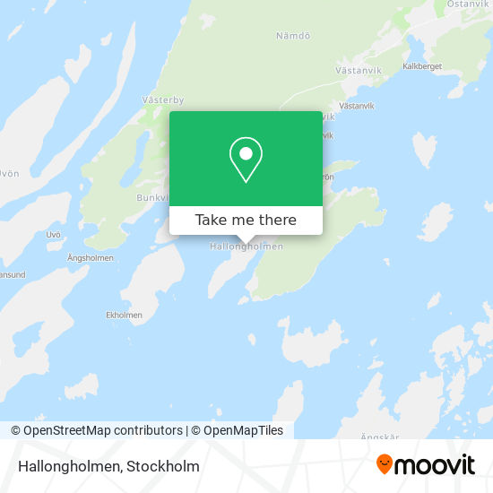 Hallongholmen map