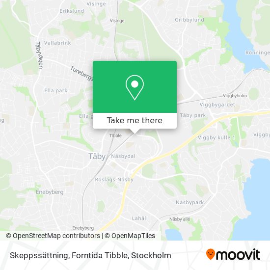 Skeppssättning, Forntida Tibble map