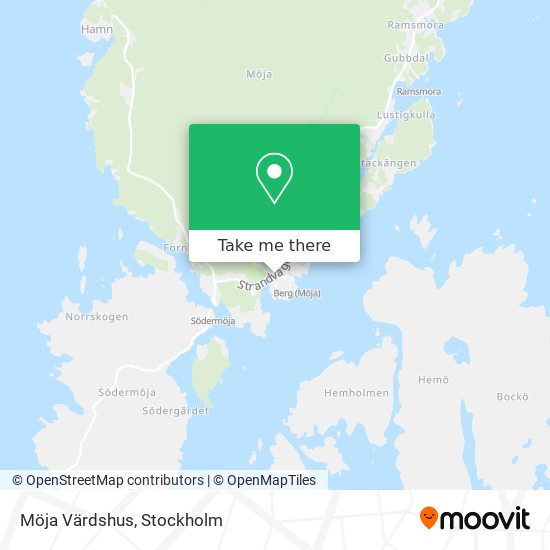 Möja Värdshus map