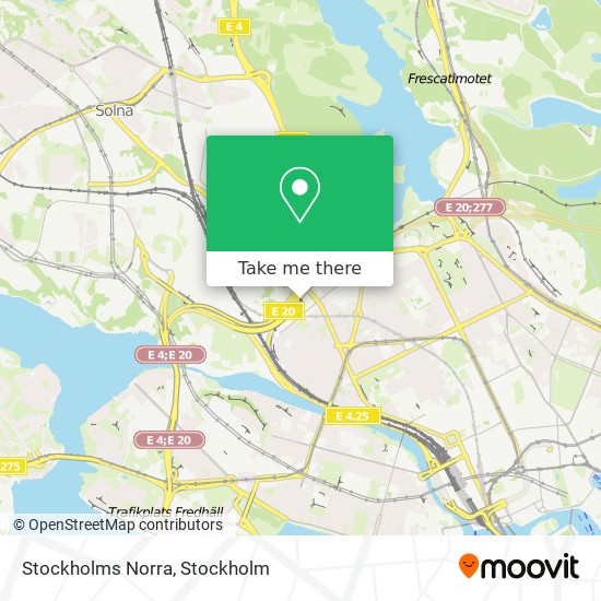 Stockholms Norra map